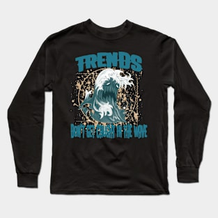 Anti-trend Wave Aesthetic Long Sleeve T-Shirt